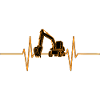 Heartbeat with excavator