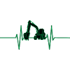 Heartbeat with excavator