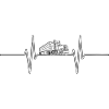 Heartbeat with truck
