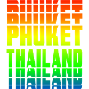 Phuket Thailand rainbow design