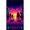 Phuket Thailand sunset design