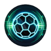 Futuristic Neon Football Logo