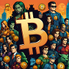 Bitcoin comic theme