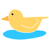 Duck fugl flyvende dyr symbol vand