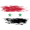Drapeau syrien utilisé
