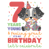 Australian Shepherd 7th Birthday Kids