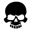 Black SKULL
