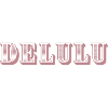 Delulu - Fontdesign in pink