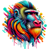 Mandrill Monkey