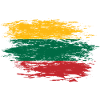 Lithuania flag used