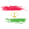 Tajikistan flag used