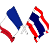 Flag France Thailand