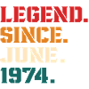 Legend Since June 1974