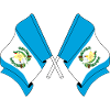 Deux drapeaux du Guatemala