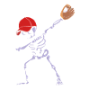 Baseball Skeleton Halloween