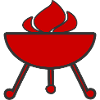Grill Flames Fire