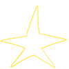 Star Symbol Shape Yellow