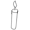Candle Symbol Fire Light Shape