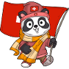 Switzerland Pandas Fan