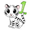 Nummer 1 Nummer et - Tiger Motiv