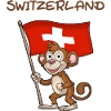 Singe Suisse / Éventail Suisse