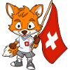 Schweizer Fans / Schweiz Fuchs