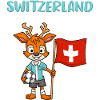 Switzerland Fan Deer