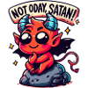 devil Not Today Satan