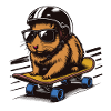 Skater Hamster