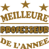 MEILLEURE PROFESSEUR DE L'ANNEE