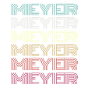 Meyer Retro Family Surname Gift