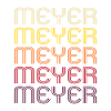 Meyer Retro Family Surname Gift