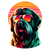 Retro Sunset Sunglasses Briard Briards