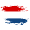 Drapeau hollandais utilisé design