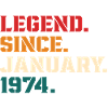 Legend Since January 1974
