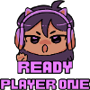 Cartoon Gamer Ready Player ONE