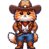 Cowboy-Katze