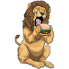 Lion Cheeseburger