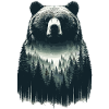 Bears Forest Art