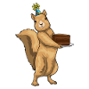 Squirrel Birthday Cake