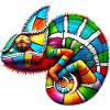 Caméléon Mondrian