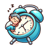 Alarm clock and sleep