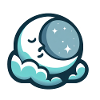 sleeping moon
