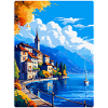 Vevey Switzerland Vintage Travel Poster Souvenir