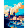 Wurzburg Germany Vintage Travel Poster Souvenir