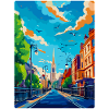 Dublin Irland Uk Vintage Reiseplakat Souvenir