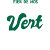 Les Verts fiers des couleurs footfball st étienne