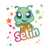 SELIN - Bellissimo nome di ragazza con simpatico alieno