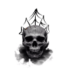 Deadhead Spider Skull