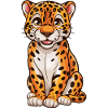 Niedlicher Leopard für Kinder